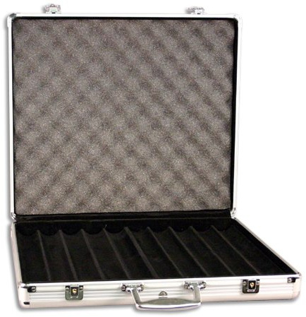 DA VINCI Aluminum 1,000 Chip Case