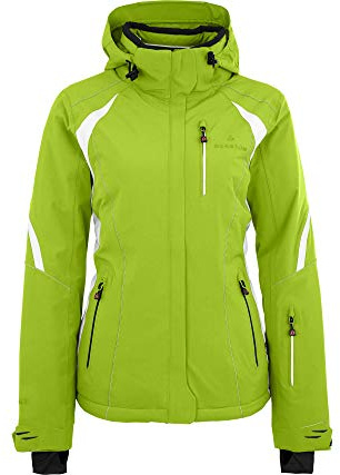 Bergson SNOWTASTIC | Damen Skijacke - Sportliche Damen Skijacke mit Supra-Tex 20.000 Membran, Normal-/Kurz-/Langgrößen, 100% wasserdicht (20.000 mm Wassersäule) & verschweißte Nähte, Winddicht & höch