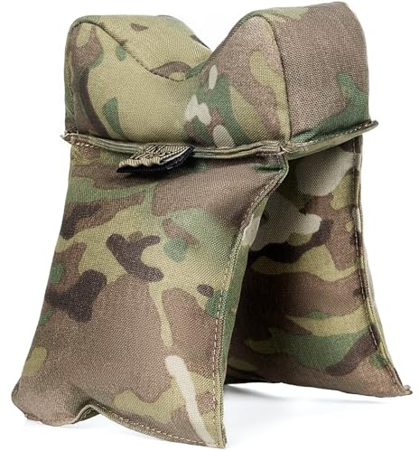 OneTigris Shooting Rest Bag, Pre-Filled Shooting Sand Bags Front & Rear Gun Range Bag Bench Window Rest Support Holder for Shooting, Hunting, Photography