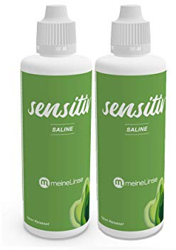 meineLinse Sensitiv Saline 100ml Reiseset Kochsalzlösung für Kontaktlinsen (ehemals Oculsoft) (2)