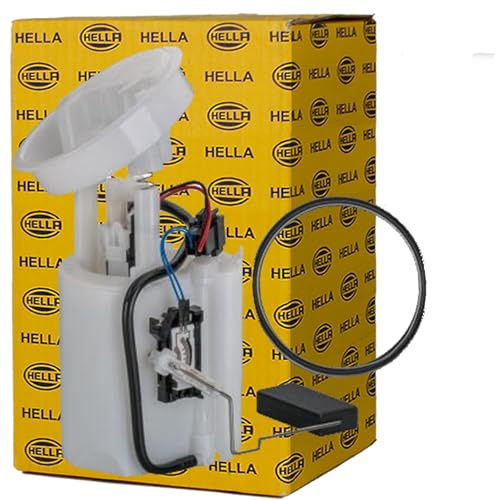 HELLA 8TF 358 106-331 Kraftstoffpumpe - Benzinpumpe - elektrisch - 4-polig | Kompatibel mit: MERCEDES-BENZ C-CLASS, C-CLASS Coupe, C-CLASS T-Model, CLC-CLASS, CLK, CLK Cabriolet