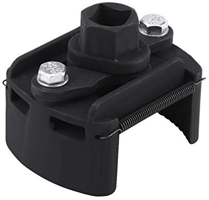 EBTOOLS pour adjustable oil filter wrench Clé pour filtre à huile Universelle, 60 mm-80 mm Clé pour filtre à huile réglable à 2 mâchoires Outil de dépose de décapant de carburant Clé de filtre à huil