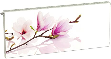 Magnet Heizkörperverkleidung Heizkörperabdeckung Rose Blumen 140x60 cm Heizung Abdeckung Verkleidung Magnetische Abdeckmatte Kühlschrank aus Einem Flexiblen Magneten Digitaler Aufdruck