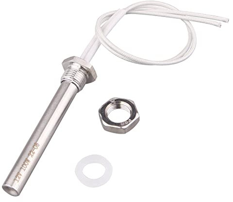 DERNORD 12V 100W Immersion Cartridge Heater SS304 Tublar Heater M16 Thread