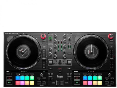Hercules DJControl Inpulse T7 2-Deck Motorized DJ Controller Black