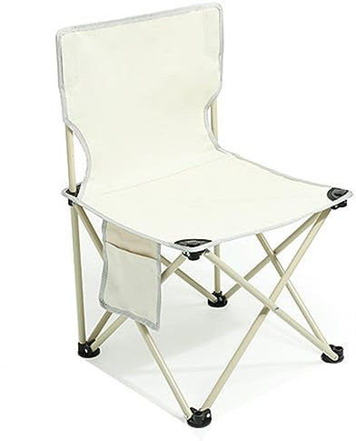 EvAnem Klappbarer Campingstuhl Für Den Außenbereich, Trägt 330 Pfund, Campingstuhl Mit Tasche, Gepolsterter Stuhl Mit Lendenwirbelsäule, Tragbar, Reisen, Strand, Picknick, Wandern,A-Medium