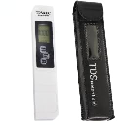 Portable Water TDS Meter Pen EC Conductivity Tester Quality Monitor for Drinking Fertilizer Concentration (2 PCS Blue)