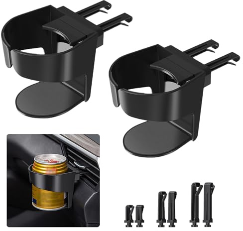 EACHPT Auto Getränkehalter,2 Stück Auto Becherhalter Universeller Dosenhalter, Verstellbarere Getränkehalter Auto Lüftung, Flaschenhalter Auto für Auto,Kaffeebecher,Getränkedose