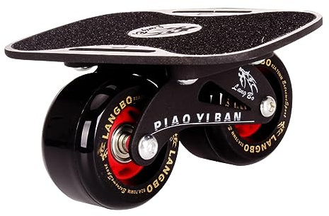 VANZACK Driftboard Skateboard Rad-Skateboard Straßen-Skateboard Split-Skateboard Aus Aluminiumlegierung Mit Rutschfestem Deck Für Koordination Und Gleichgewicht