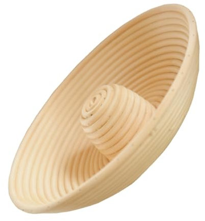 LABRIMP Brot Backen Korb Aus Rattan Für Sauerteigbrote Und Laibe Gärkorb Backgärkorb Mit Antihaftbeschichtung Geeignet Für Profi Und Hobbybäcker