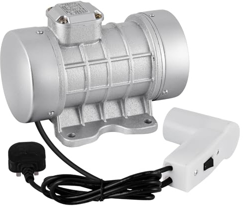 MXBAOHENG 250W Concrete Vibrator Motor 150KG Excitation Electric Vibration Motor with Switch and Plug for Heavy Machinery Vibrating Table