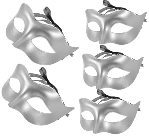 WRITWAA 10stücke Halbmaske Für Damen Vintage Design Für Halloween Maskenball Und Cosplay Dekorative Kunststoffmaske Für Partys Und