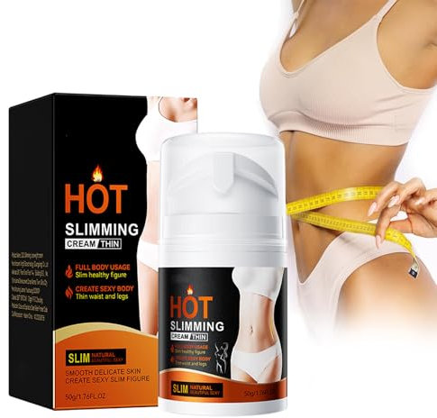 Anti Cellulite Creme 50g mit Kräuterextrakten – Fettverbrenner für Bauch & Beine – Schnell Einziehende Hautstraffungscreme gegen Cellulite für Damen & Herren