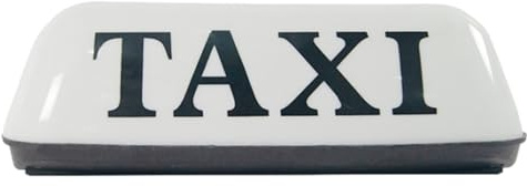 gifyym 12V Taxi Dach Leuchte - Magnetkabine Schild - LED -Auto -Topper | Magnetische Basis LED LEBEL Für Autos | Vintage Yellow „Taxi“ Beleuchtetes Zeichen Für Taxi- Und Lieferfahrzeuge