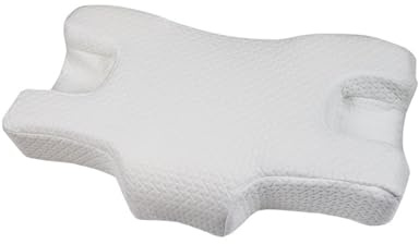 Morbido cuscino in memory foam per dormire, anti-rughe, cuscino terapeutico per il collo, previene le linee del sonno, comodo cuscino per dormire perfetto per chi dorme sul lato e sulla schiena