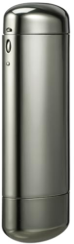 HORIALENCE Custodia rigida per occhiali in alluminio da 15,2 cm, custodia protettiva solida per occhiali e sole, custodia in metallo grigio chiaro, leggera e portatile per viaggi