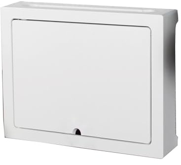 Einfache WLAN-Wandregale, Internet-Router-Regal, Kabel-Wandstecker-Board-Regal, wandmontierter WLAN-Router-Aufbewahrungsbox, Steckdosenabschirmung, Kabelabschluss-Kabelbox, 2 Si (Größe: 48 x 40 x 9