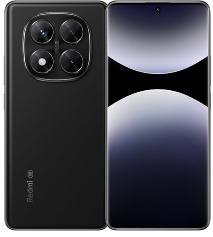 XIAOMI Redmi Note 14 Pro 5G - Smartphone con caricabatterie, schermo AMOLED da 6,67, 120Hz, 8GB+256GB, batteria 5110mAh, ricarica rapida 45W, nero