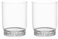 Nachtmann Becher Bossa Nova Edition, 2er-Set, 360 ml, Großer Trinkbecher für Wasser und Longdrinks, Aus Kristallglas mit dezentem Flecht-Dekor, 106164 | Großer Trinkbecher für Wasser und Longdrinks, Aus Kristallglas mit dezentem Flecht-Dekor