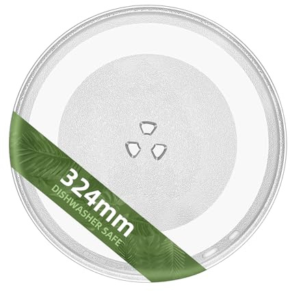 12.75 Microwave Plate Replacement for WB49X10129 GE Microwave Glass Plate, LG 3390W1A027A and Kenmore Microwave Glass Plate 1B71961H Compatible With WP8172138 12 3/4 inch Whirlpool Microwave Plate