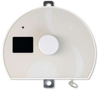 elvent® Lullaby Motor für Federwiege, Made in Germany, Smart-Display, Geräuscharm (Weiß/Mocca)