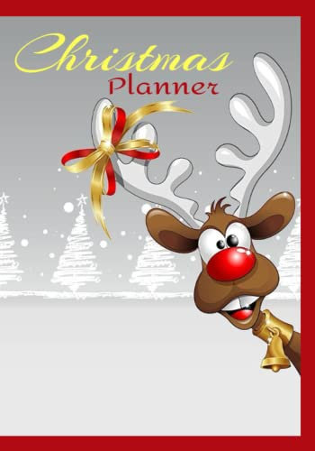 Christmas Planner Journal Organized - with Notes, Wish List, Weekly and Day Planner, To Do list, Gift Shopping List and more pages for you ... Weekly planner, Day planner,Monthly calendar