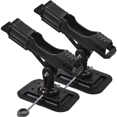 Angelrutenhalter für Boot, 360° verstellbar, Bootsrutenhalter, Racks zum Klemmen, Fischrutenhalter, Ständer, Rack für Boote, Kajak, Kanu, Floßzubehör