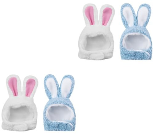 FRCOLOR 4stücke Katzenkostüm Mit Niedlichen Tierhüten Waschbare Katzenaccessoires Für Kleine Und Mittelgroße Hunde Für Fotoshootings Und Cosplay Für Parkbesuch