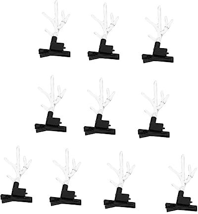 PRETYZOOM 10stücke Geweih Haarnadel Aus Kunststoff Weihnachts Haarnadel Geweih Haarspange Party Weihnachts Haarschmuck Für Junge Mädchen Frauen Und Mädchen