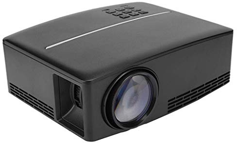 WolFum Mini proiettore YADECL, proiettore cinematografico Portatile, Durata LED di 30.000 Ore e Compatibile con TV Stick, per l'intrattenimento Domestico