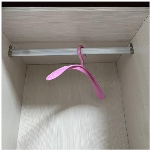 Kleiderstange Schrank Kleiderschrank / Armaturenstange Silber Aluminium Oval Kleiderstange Zum Aufhängen, Kleiderbügel Stange Mit 2 Halteklammern Und Schrauben ( Color : Silver , Size : 144cm/56.7in L