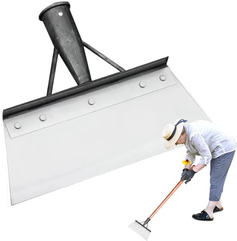 Pala per la pulizia del giardino, pala per piantare diserbo agricolo - Pala ergonomica per la pulizia dei metalli,Robuste forniture da giardinaggio portatili, strumento multifunzionale