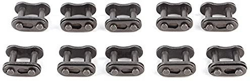 Kettenglied, 10 Stück 428 Chain Master Link Gusseisenverbinder Master Link Connector Ersatz Powersports Rollenketten-Verbindungsglieder für Motorrad Dirt Bike