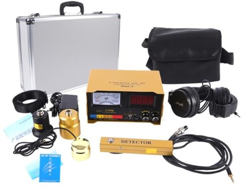 ZHPPED Instrumento de detección de Fugas de Agua en tuberías, Detector de Fugas de Agua en tuberías subterráneas para Uso doméstico y Exterior, Sensor geófono ultrasónico de Fugas de Agua