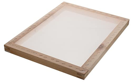 HOODANCOS Wood Screen Printing Frame Praktischer Holzrahmen Für -seidenstrahldruck Für Kreative Projekte Und Einfache Anwendung Langlebig Und Stabil