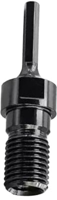 Milageto Drill Bit Connecting Rod Electric Drill Accessories 190mm Chrome Steel Professional Sturdy for Hole Saws Extension Rod, Style C