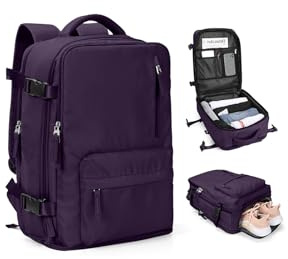SZLX Sac à Dos Voyage Cabine 40x30x20 Ryanair Bagage Cabine Wizz Air 40x30x20 Easyjet Femme Bagage à Main Sac à Dos pour Ordinateur Portable Homme Imperméable