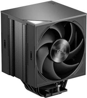 CPS RZ700D BK Dissipatore per CPU ad Aria, Cooler Flagship a Torre Singola con 7 Heatpipe e Ventola F5 S120 PWM, Copertura Superiore Magnetica, Compatibile con Intel LGA 1700/1851/1200 & AMD AM5/AM4