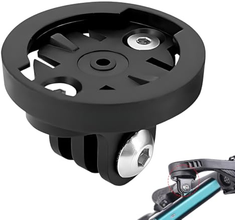 JUGUTA Halterung Fahrradcomputer- Universal Adapter Combo Für Gopro, Passend Für Garmin Edge Halterung Fahrrad, Lochabstand 22Mm, Kamerahalterung Fahrradlichthalterung (Innenanschluss)