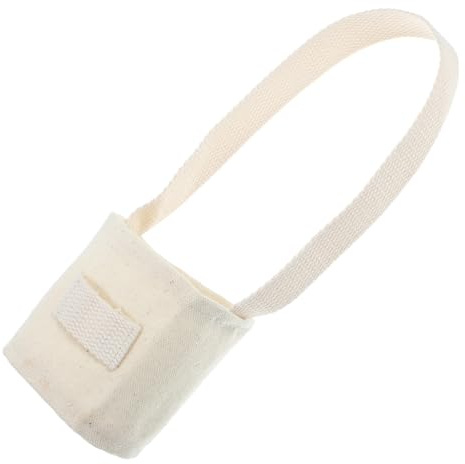 Cabilock Reusable Canvas Coffee Cup Sleeve Handbag Style Beverage Holder for Milk Tea and Hot Drinks Portable Protective Cup Carrier for Cold and Hot Beverages