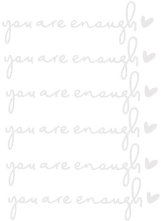 6 Stück Autoaufkleber You Are Enough Aufkleber,Spiegel Spruch, Auto Heckscheibenaufkleber,Selbstbestätigungsaufkleber,Autospiegel Außen Sticker,Rückspiegelaufkleberautozubehör,für Fahrer Männer Frauen