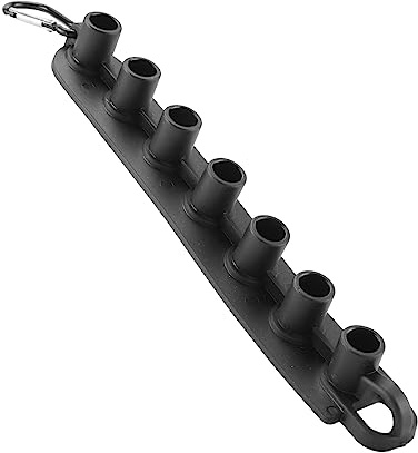 Niejgay Pressure Washer Nozzle Holder, Holds 7 Nozzle Tips with 1/4 Inch Quick Connect(Without Nozzles)