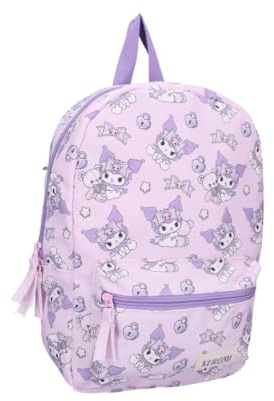mybagstory Kuromi-ryggsäck för barn | Officiell kollektion | Ryggsäck för förskola och fritid | Kawaii lila design | slitstark polyester | 33 cm