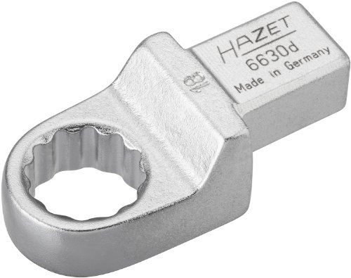 Hazet 6630D-18 Chiave ad Anello ad Innesto, Argento, Attacco Quadro ad Innesto 14 X 18 mm