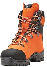 KOX Schnittschutzstiefel/Schnittschutzschuhe DUE Orange Größe 48 | S3