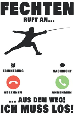 Fechter Tagesplaner: Fechten Telefon Fechter Fechtsport Sportfechter / Kalender 2022 / Wochenplaner Tagesplaner Planer / Planungsbuch To-Do-Liste / 6x9 Zoll / 100 ausfüllbare Seiten