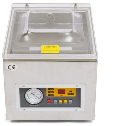 Machine de mise sous vide en acier inoxydable Machine à sous vide automatique Sealer Machine à emballer Soudage par film Appareil de rangement sous vide Chambre Table alimentaire automatique