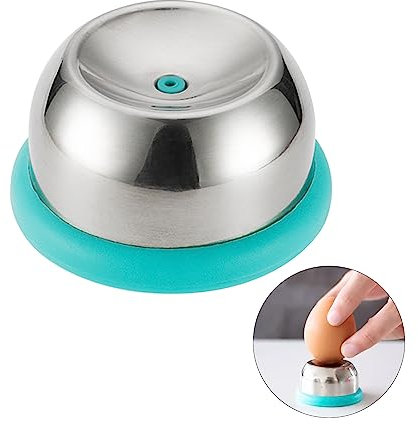 Zimoer Buca Uova In Acciaio Inox, Perfora e Perforatore Per Uova (Blu)