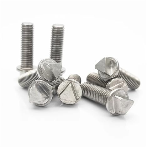 ENTAOER 3-10 Uds Tornillos De Cabeza Triangular De Acero Inoxidable M6 M8 M10 SUS 304 Tornillos De Cabeza Triangular De Seguridad(M6x16 (10pcs))