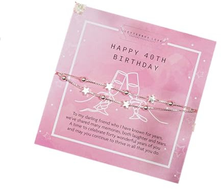 Letterbox Love - 40th Birthday Bracelet - HP4001